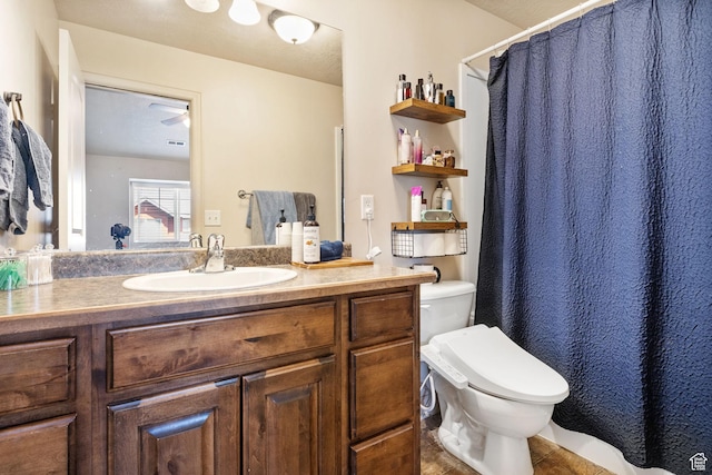283 S 840 W, Pleasant Grove, UT 84062 - full bathroom with vanity, tile patterned flooring, and curtained shower
