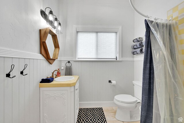 3990 Summer Ridge Rd, Morgan, UT 84050 - bathroom with a wainscoted wall and vanity