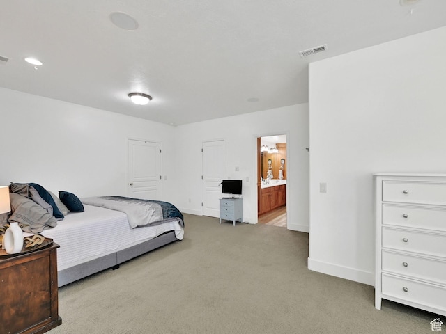 3990 Summer Ridge Rd, Morgan, UT 84050 - bedroom with light carpet and ensuite bathroom