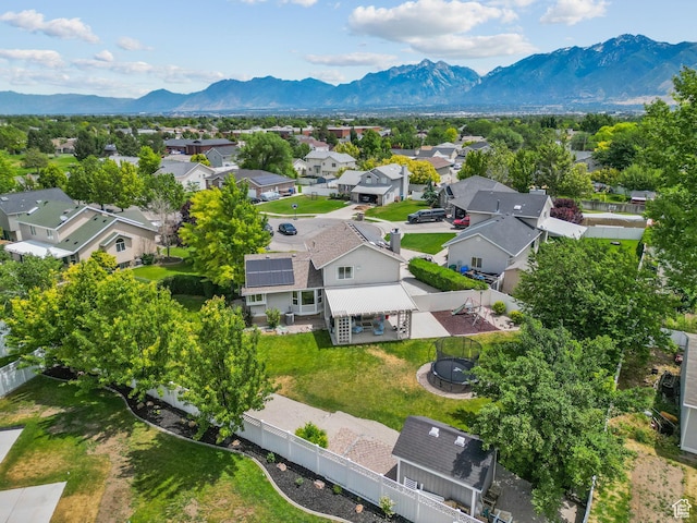 13082 S 2770th Cir W, Riverton, UT 84065 - aerial view of residential area with mountains