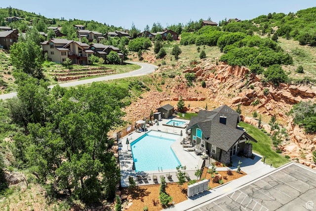 3249 Quarry Springs Dr, Park City, UT 84098 - aerial view of a pool