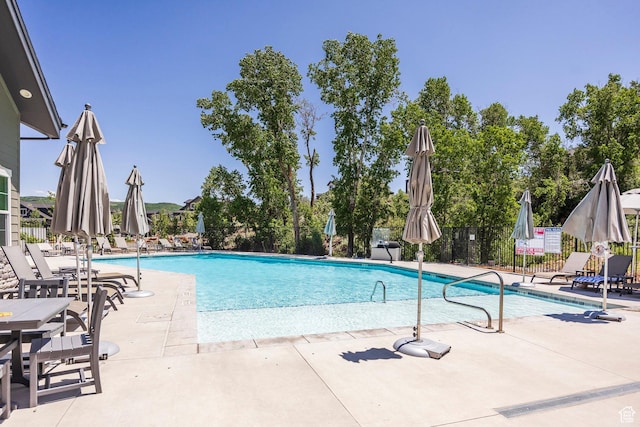 3249 Quarry Springs Dr, Park City, UT 84098 - community pool featuring a patio