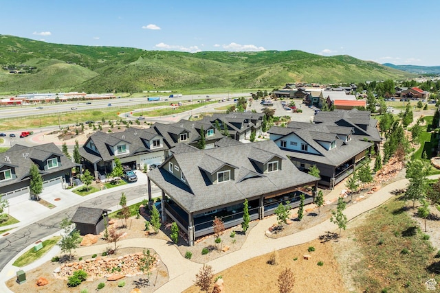 3249 Quarry Springs Dr, Park City, UT 84098 - aerial view of residential area with a mountain backdrop
