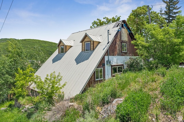 844 Empire Ave, Park City, UT 84060 - view of side of home featuring a metal roof