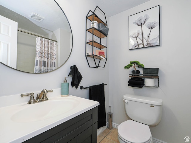 4242 W 11430 S, South Jordan, UT 84009 - full bathroom featuring vanity, tile patterned floors, and a shower with shower curtain