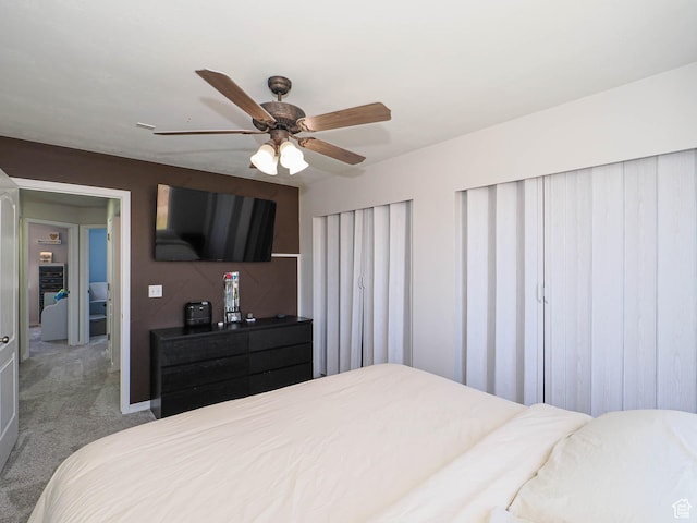 4242 W 11430 S, South Jordan, UT 84009 - carpeted bedroom featuring ceiling fan