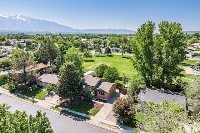 2039 W Camelot S, West Jordan, UT 84084 - aerial perspective of suburban area featuring mountains