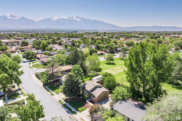 2039 W Camelot S, West Jordan, UT 84084 - aerial view of residential area featuring mountains