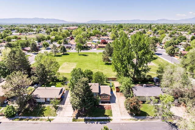 2039 W Camelot S, West Jordan, UT 84084 - aerial perspective of suburban area with a mountain backdrop