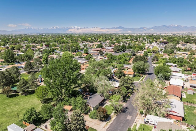 2039 W Camelot S, West Jordan, UT 84084 - aerial view of residential area with mountains
