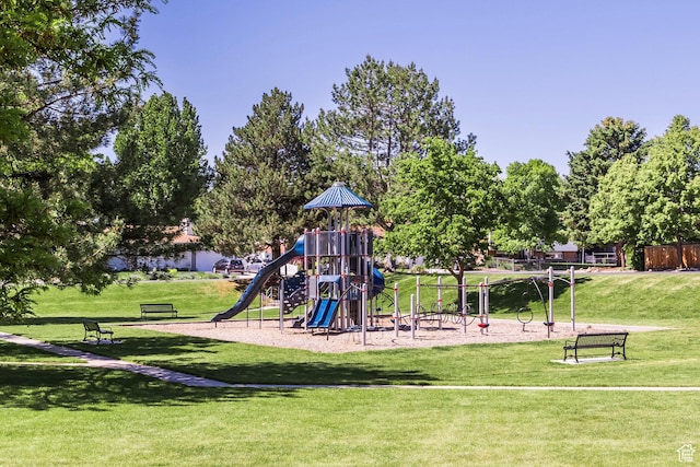 2039 W Camelot S, West Jordan, UT 84084 - community playground featuring a lawn