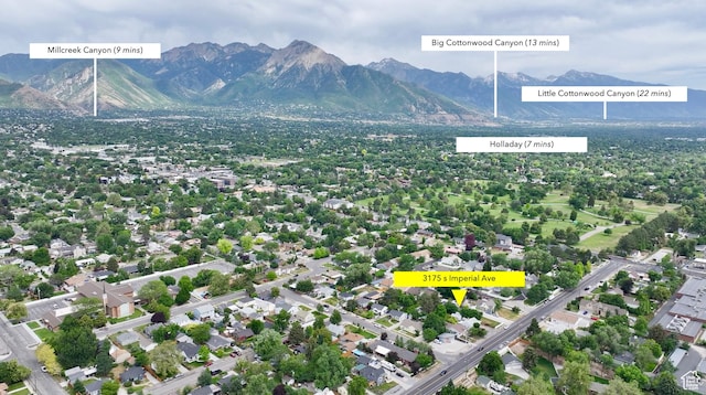 3175 S Imperial St, Millcreek, UT 84106 - aerial view of a mountainous background