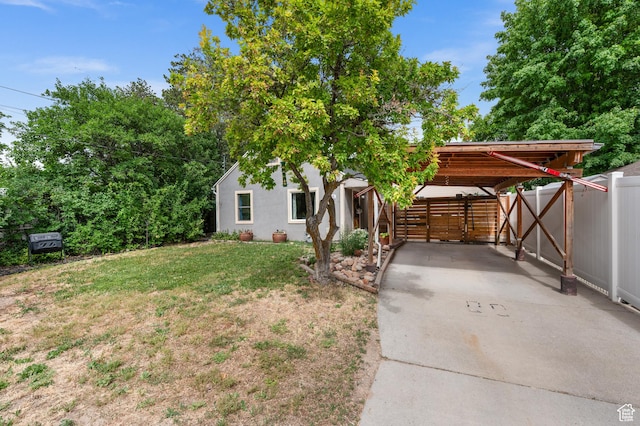 3175 S Imperial St, Millcreek, UT 84106 - view of yard featuring a carport