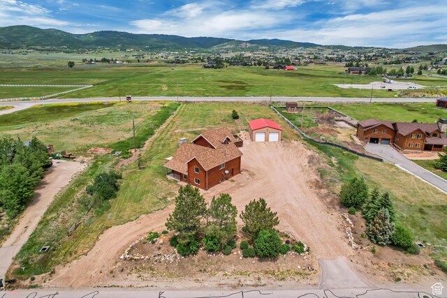 366 E Valley Dr S, Park City, UT 84098 - aerial view of sparsely populated area with a mountain backdrop