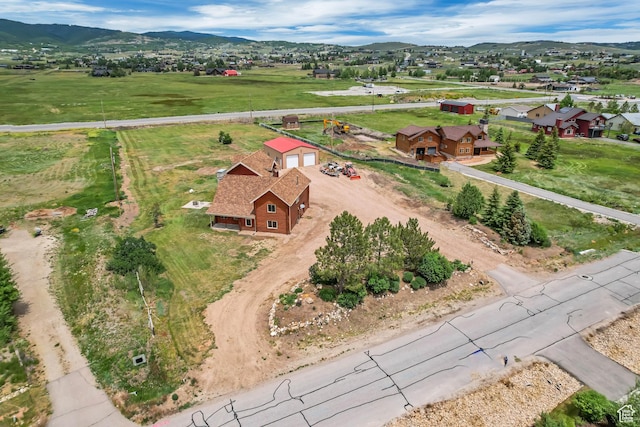 366 E Valley Dr S, Park City, UT 84098 - aerial view of property and surrounding area featuring mountains and nearby suburban area