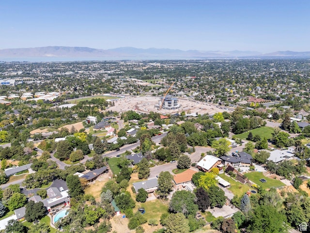 2040 N Oakcrest Ter, Provo, UT 84604 - aerial view of property and surrounding area featuring a mountainous background