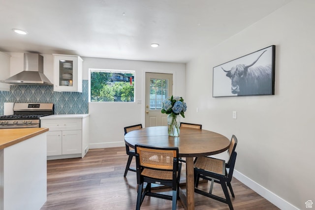 2040 N Oakcrest Ter, Provo, UT 84604 - dining space featuring light wood finished floors and recessed lighting