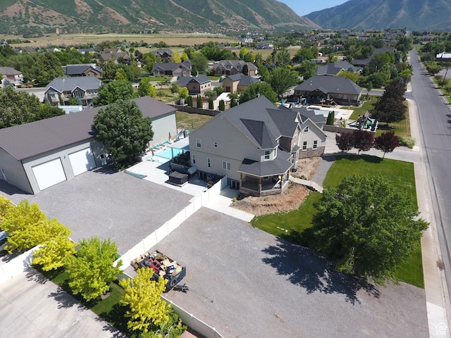 1767 S 800 W, Mapleton, UT 84664 - aerial perspective of suburban area with a mountainous background