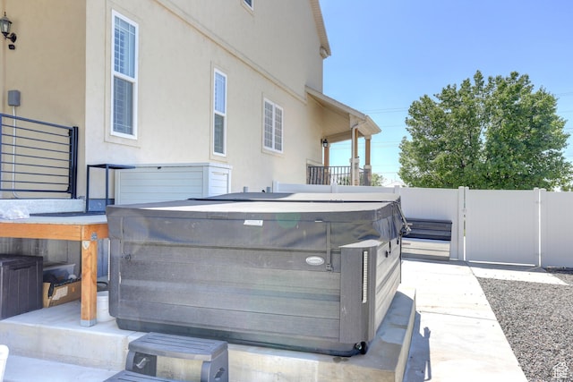 1767 S 800 W, Mapleton, UT 84664 - view of patio / terrace featuring a hot tub
