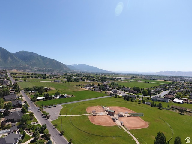 1767 S 800 W, Mapleton, UT 84664 - aerial view of residential area with a mountain backdrop