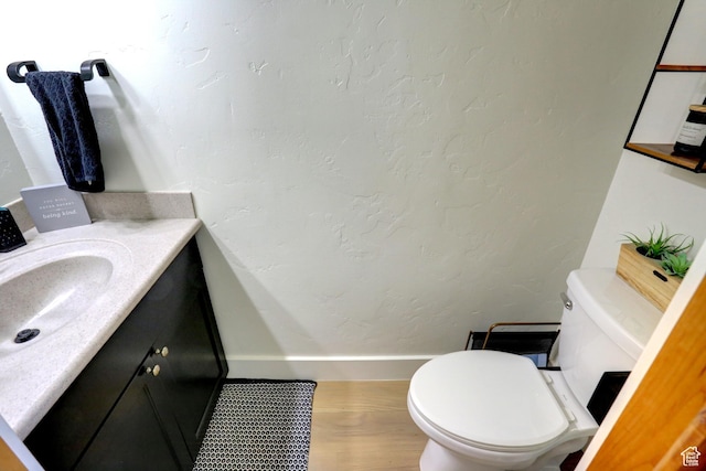 1767 S 800 W, Mapleton, UT 84664 - half bath with vanity, wood finished floors, and a textured wall