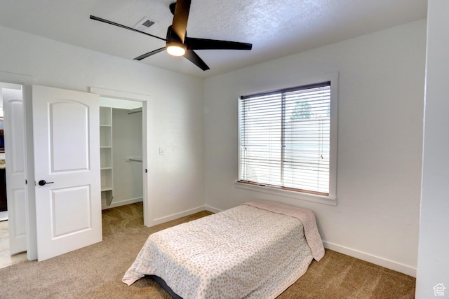 1767 S 800 W, Mapleton, UT 84664 - carpeted bedroom featuring a walk in closet, a closet, and ceiling fan