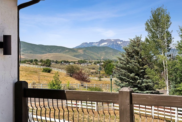 4555 Palomino Dr, Heber City, UT 84032 - view of mountain backdrop featuring rural landscape