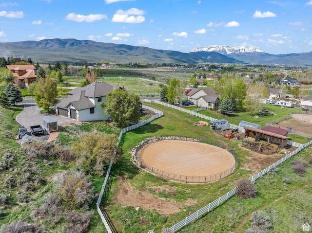 4555 Palomino Dr, Heber City, UT 84032 - overview of rural landscape with a mountain backdrop