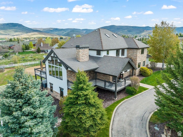 4555 Palomino Dr, Heber City, UT 84032 - view from above of property with mountains