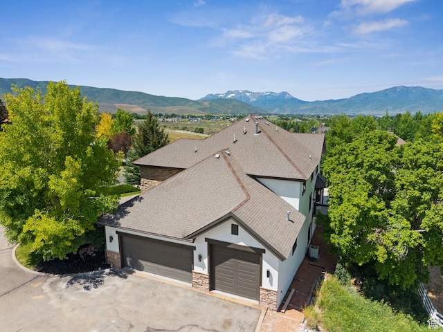 4555 Palomino Dr, Heber City, UT 84032 - view from above of property with a mountain backdrop
