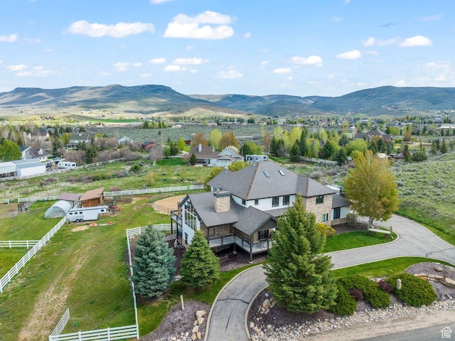 4555 Palomino Dr, Heber City, UT 84032 - drone / aerial view of a mountainous background