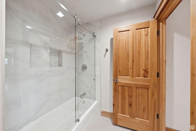 4555 Palomino Dr, Heber City, UT 84032 - bathroom with bath / shower combo with glass door