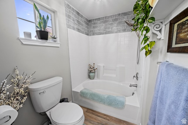 1343 W 870 N, Pleasant Grove, UT 84062 - bathroom featuring shower / bathtub combination and wood finished floors