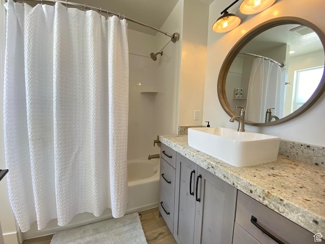 96 W 350 S, Garden City, UT 84028 - full bath featuring vanity and shower / bath combination with curtain