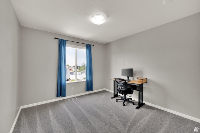 6470 S Wakefield Way, Salt Lake City, UT 84118 - office area with carpet and baseboards