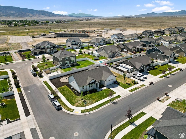 4646 N Kings Peak Way, Eagle Mountain, UT 84005 - aerial perspective of suburban area with a mountainous background