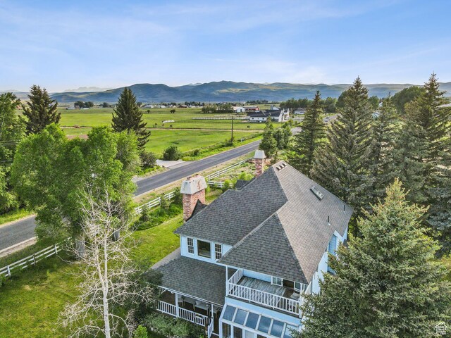 455 E Boulderville Rd, Oakley, UT 84055 - aerial view of sparsely populated area with mountains