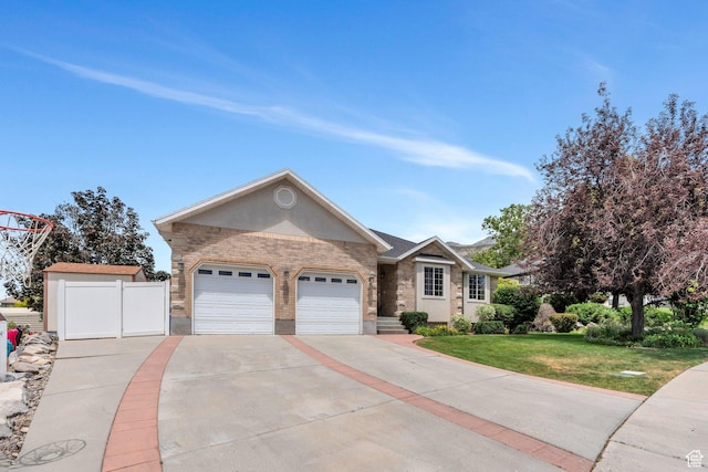 1125 E 740 S, Pleasant Grove, UT 84062 - ranch-style house featuring brick siding, driveway, and an attached garage
