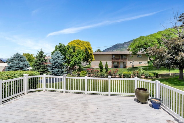 1125 E 740 S, Pleasant Grove, UT 84062 - wooden terrace featuring a yard