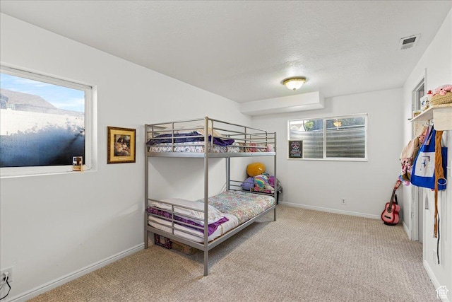 14133 S Lowe Peak Cir, Riverton, UT 84096 - carpeted bedroom with baseboards and a textured ceiling