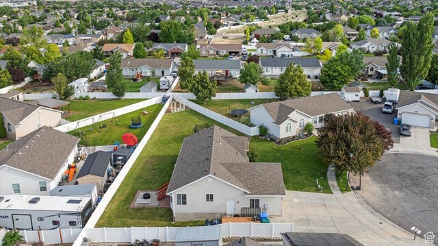 14133 S Lowe Peak Cir, Riverton, UT 84096 - aerial perspective of suburban area