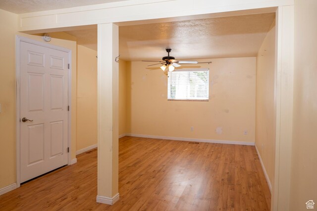 6867 S 1520 W, West Jordan, UT 84084 - spare room featuring light wood-style flooring and ceiling fan