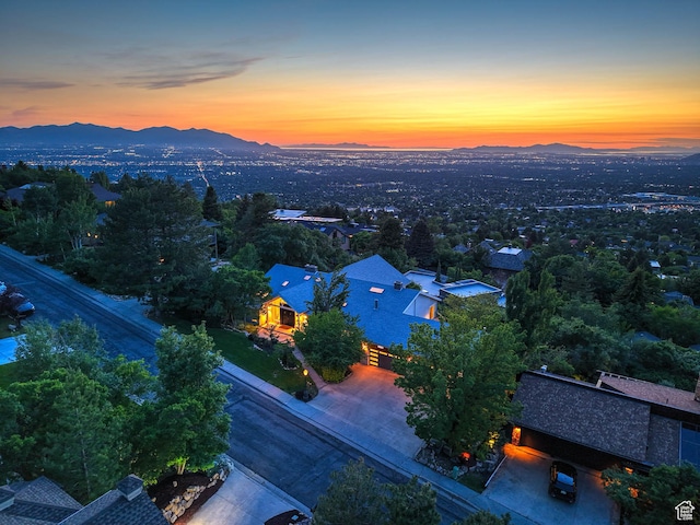 4504 S Abinadi Rd E, Millcreek, UT 84124 - bird's eye view of a mountainous background