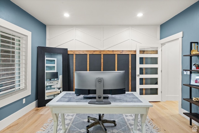 855 E Snap Dragon Ln, Fruit Heights, UT 84037 - office area with wood finished floors, healthy amount of natural light, and recessed lighting