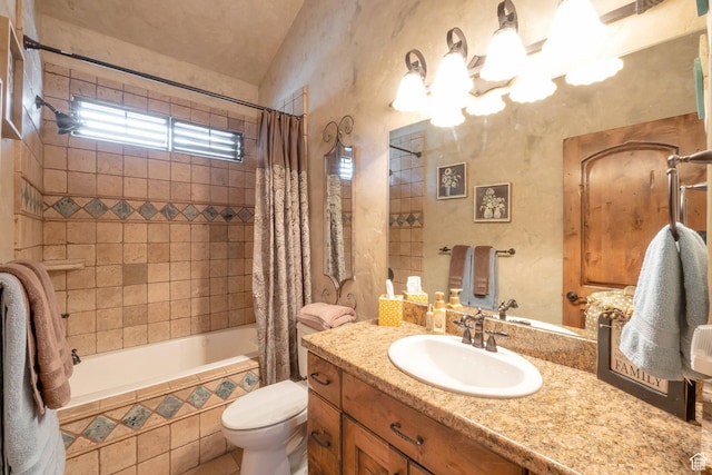 11273 S Alisa Meadows Dr, South Jordan, UT 84095 - bathroom featuring tiled shower / bath combo, vanity, and a chandelier
