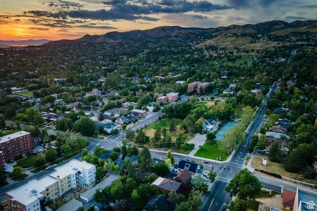 116 S University St E, Salt Lake City, UT 84102 - aerial view at dusk of a mountain view