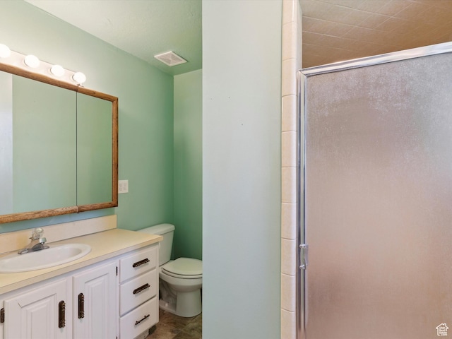 2203 N Joni Dr E, Layton, UT 84040 - bathroom with a stall shower, vanity, and tile patterned flooring