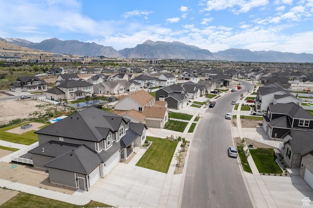 3862 W Lucerne Way, Lehi, UT 84043 - aerial perspective of suburban area featuring a mountainous background