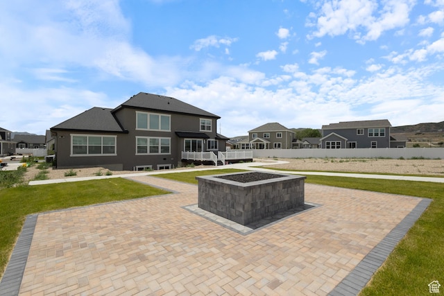 3862 W Lucerne Way, Lehi, UT 84043 - view of patio featuring a residential view