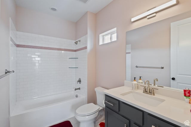 3862 W Lucerne Way, Lehi, UT 84043 - full bathroom featuring vanity and bathing tub / shower combination